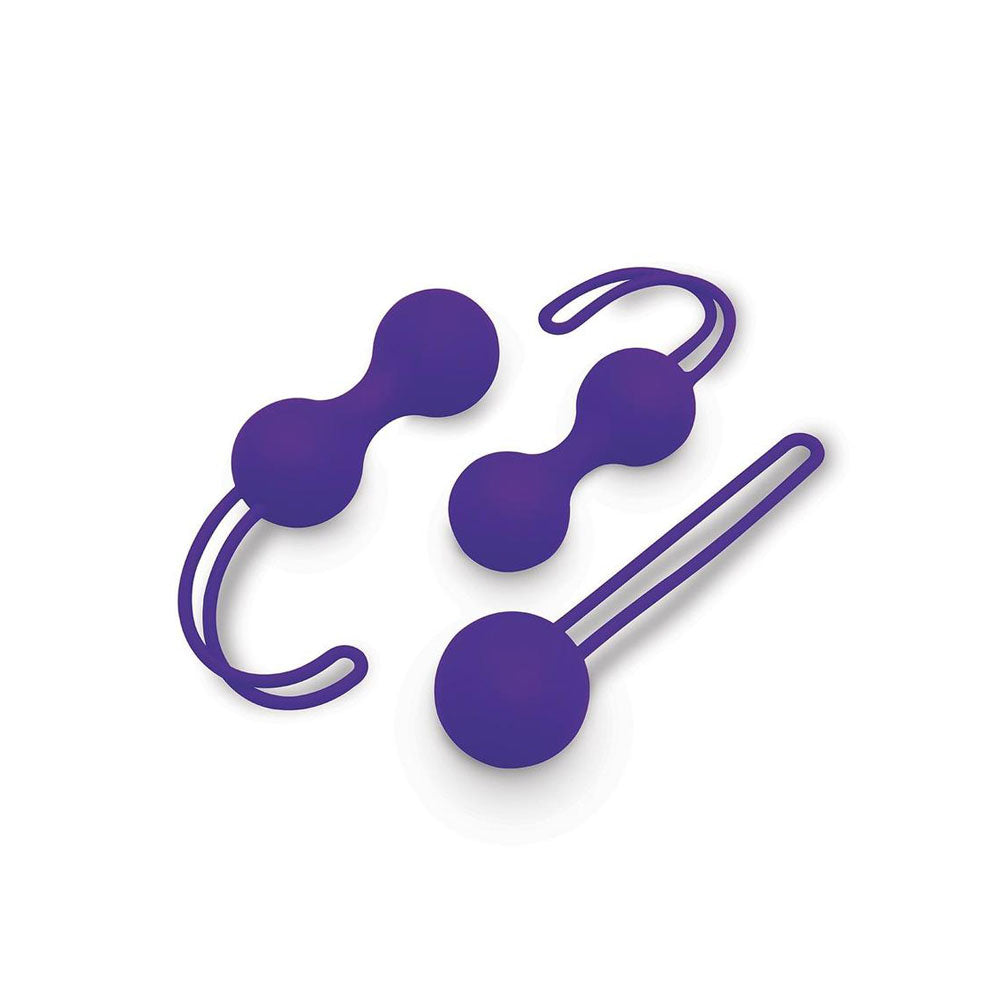Bodywand Squeeze 3pc Kegel Training Set - Weighted Kegel Ball Set - 3 Piece Kit
