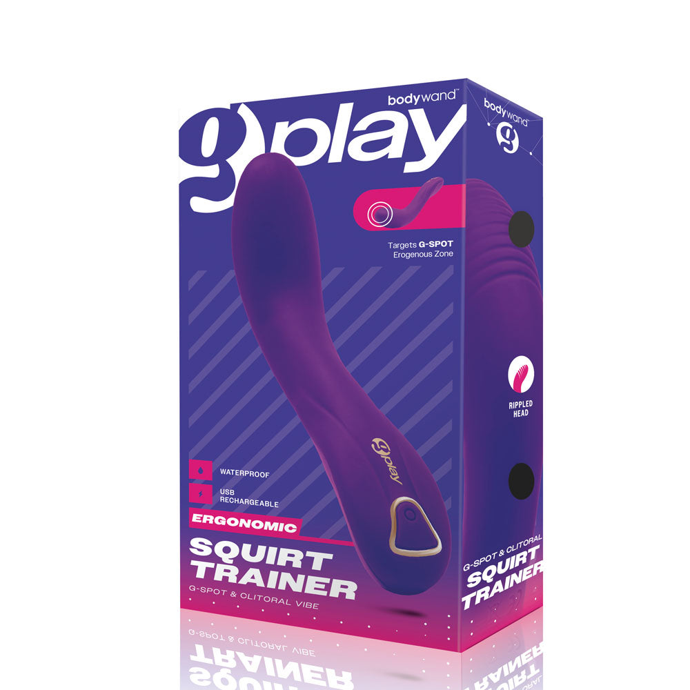 Bodywand G-Play Ergonomic Squirt Trainer - 19 cm USB Rechargeable Vibrator