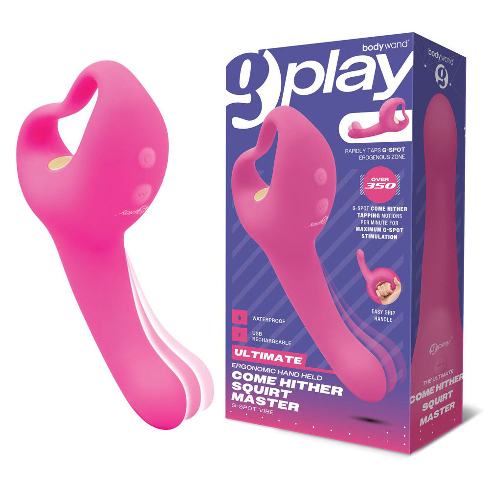 Bodywand G-Play Ultimate Come Hither Squirt Master - 19 cm USB Rechargeable Vibrator