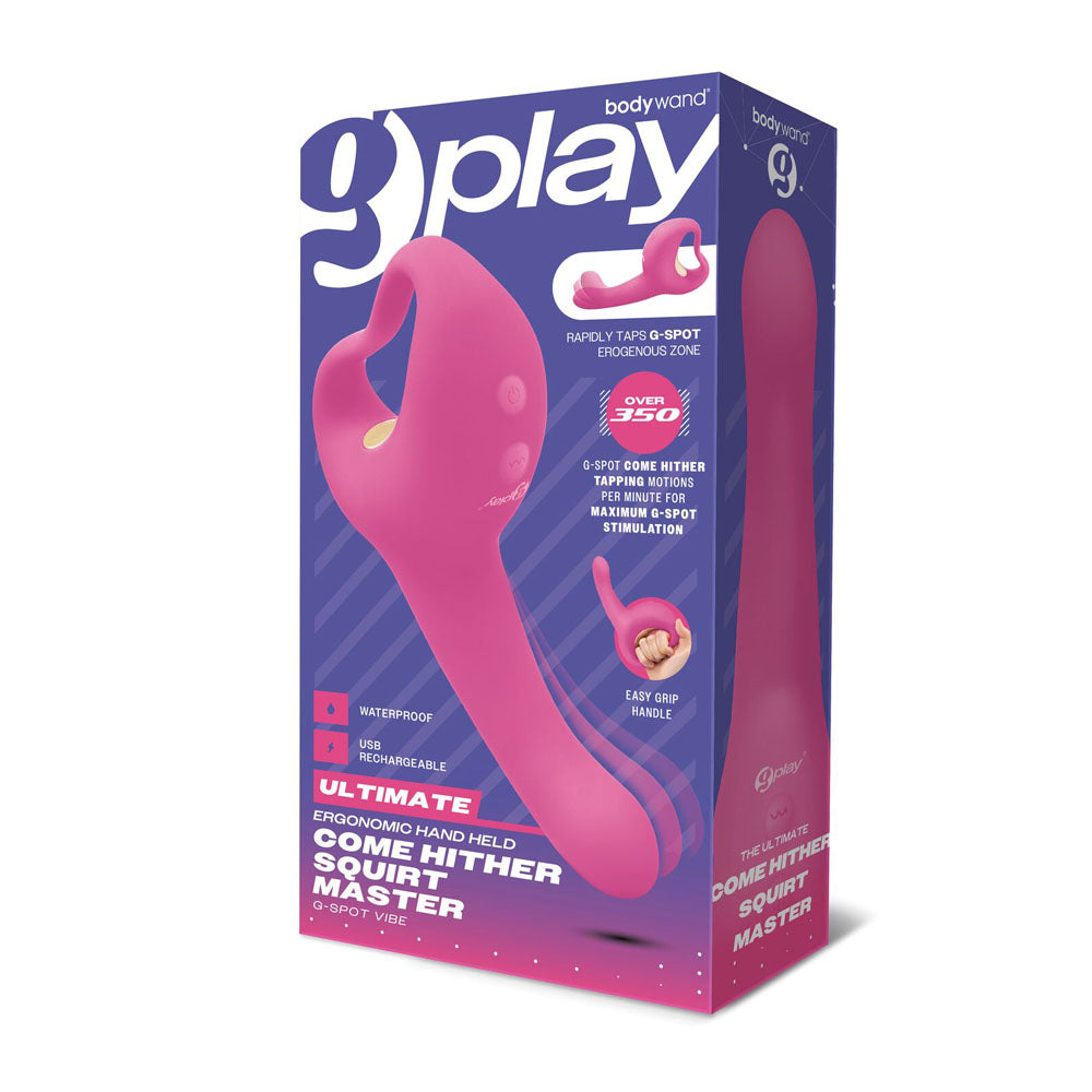Bodywand G-Play Ultimate Come Hither Squirt Master - 19 cm USB Rechargeable Vibrator