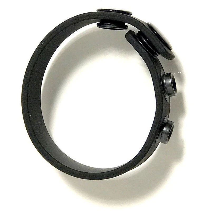 Boneyard Silicone Cock Strap - 3-Snap Adjustable Cock Ring