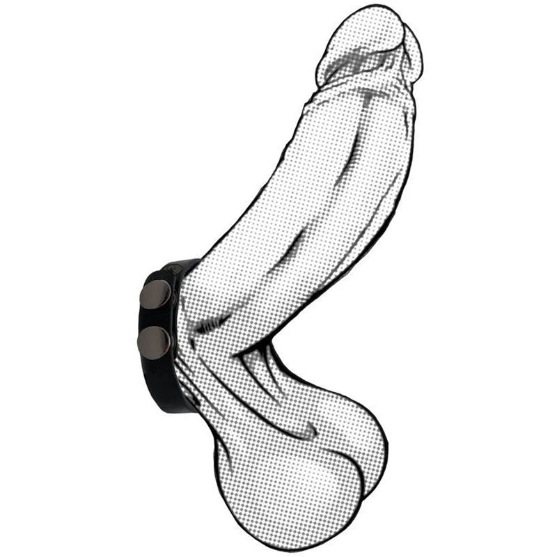 Boneyard Silicone Cock Strap - 3-Snap Adjustable Cock Ring