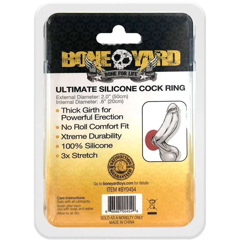 Boneyard Ultimate Silicone Cock Ring - 50mm Cock Ring