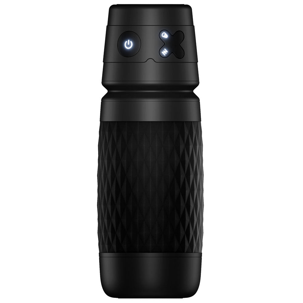 CyberSkin B-Warrior - USB Rechargeable Sucking & Vibrating Auto Masturbator