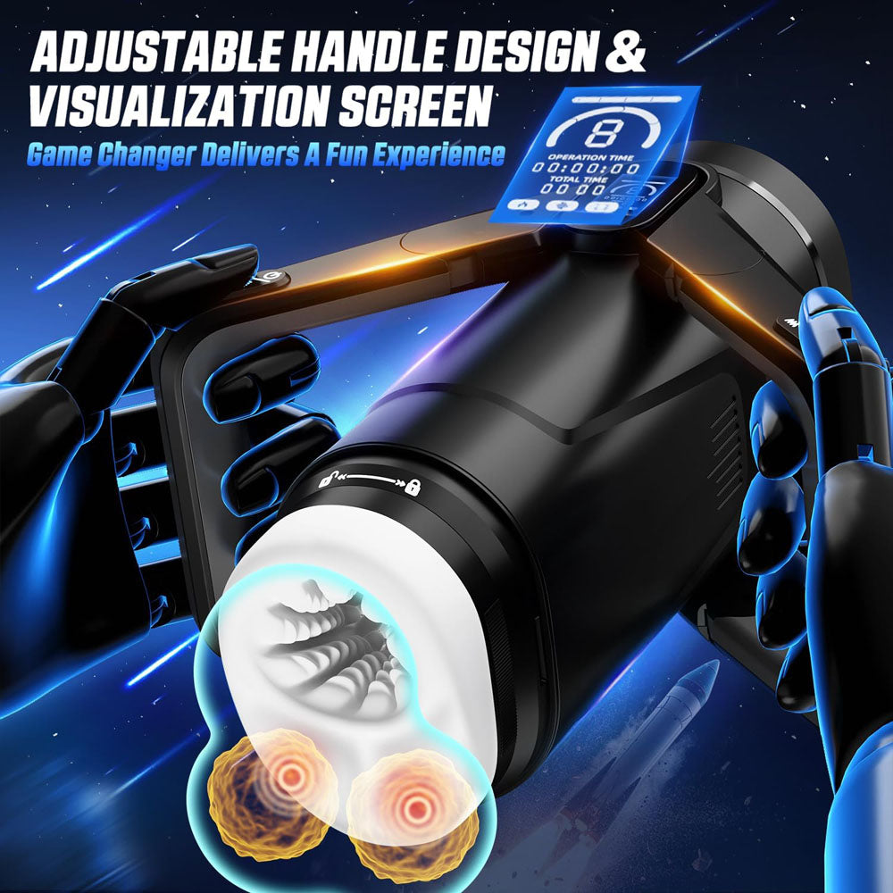 CyberSkin The Wing - USB Rechargeable Thrusting & Massaging Auto Masturbator with Heater