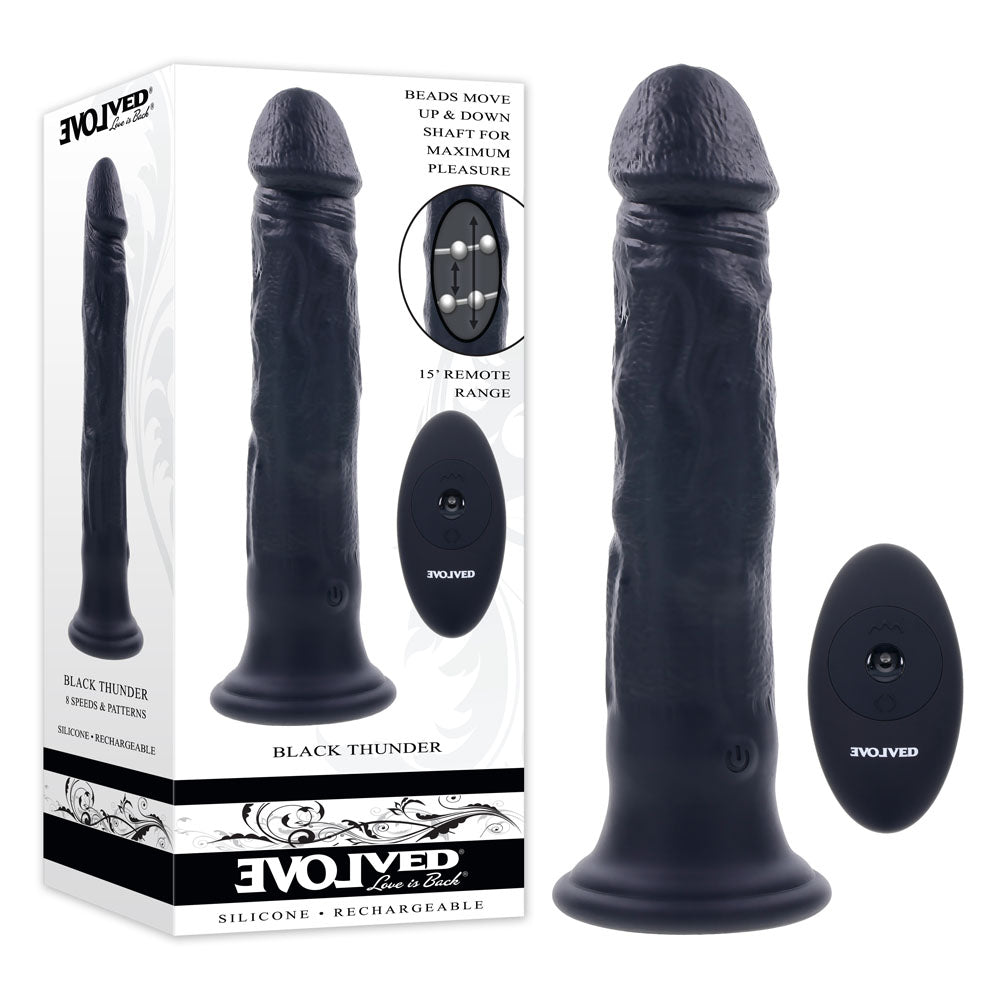 Evolved THUNDER - 25 cm USB Rechargeable Vibrator