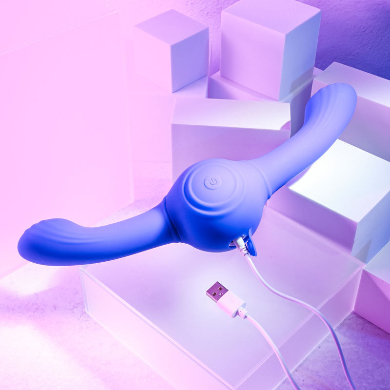 Evolved OUR GYRO VIBE - 29.5 cm USB Rechargeable Super Double Vibrator