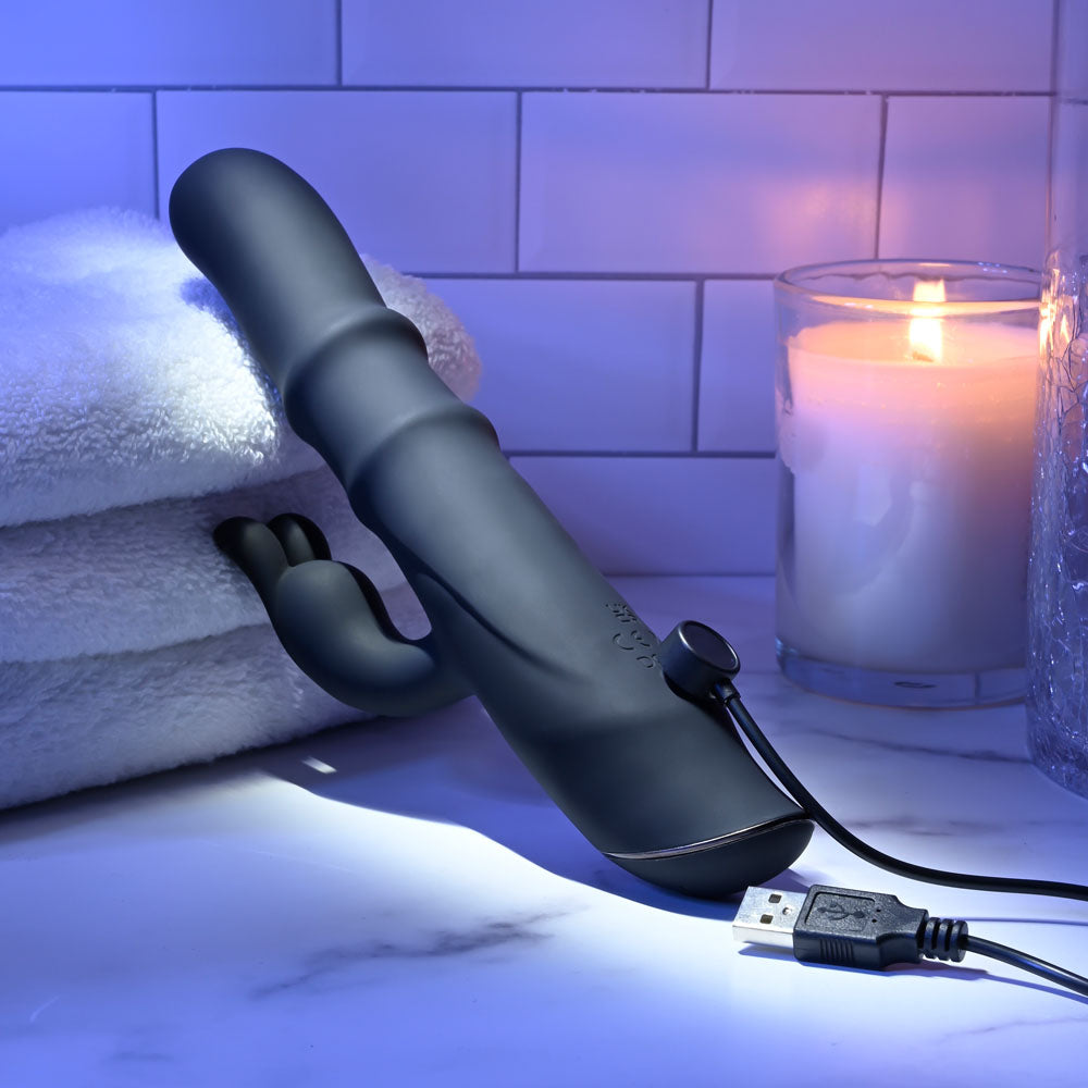 Evolved RINGMASTER - 23.1 cm USB Rechargeable Rabbit Vibrator