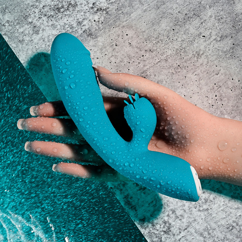 Evolved FIERCE FLICKER - 19.5 cm USB Rechargeable Rabbit Flicker Vibrator