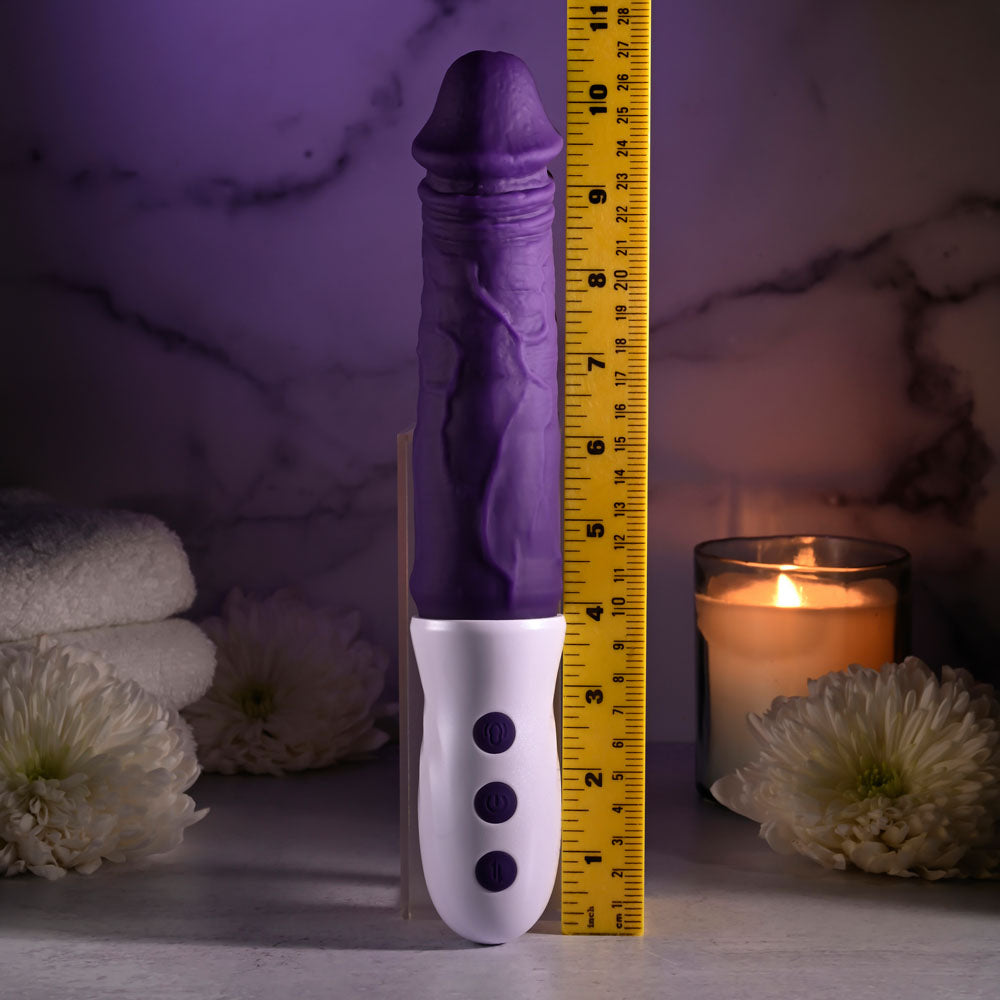 Evolved PLUM THRUST - 29 cm USB Rechargeable Thrusting Vibrator