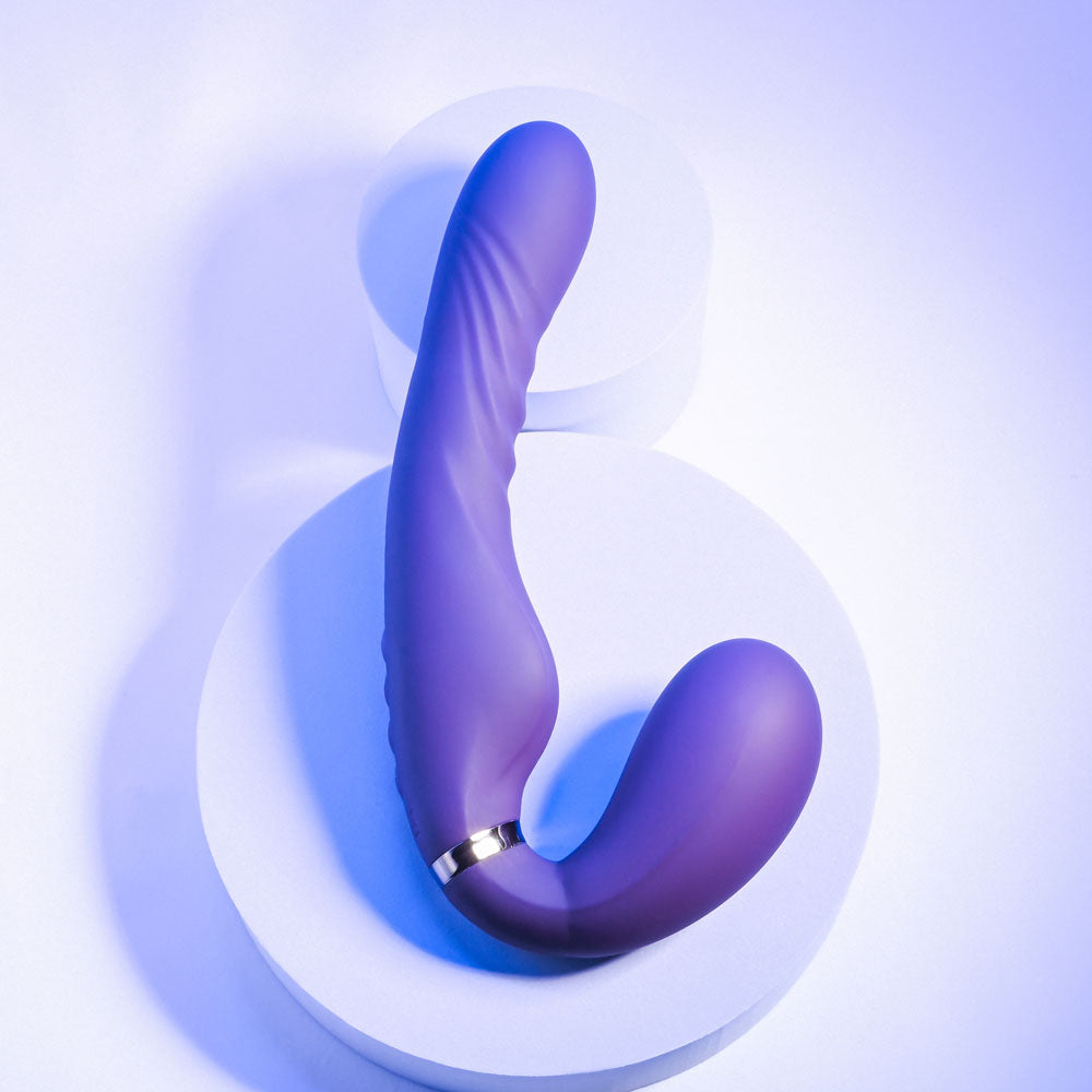 Evolved SHARE THE LOVE - 22.9 cm USB Rechargeable Inflatable Strapless Strap-On