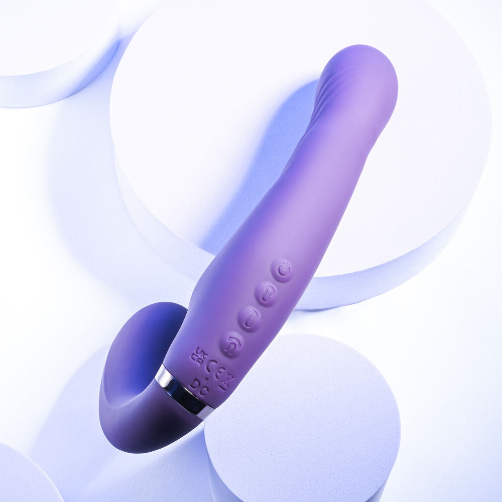 Evolved SHARE THE LOVE - 22.9 cm USB Rechargeable Inflatable Strapless Strap-On