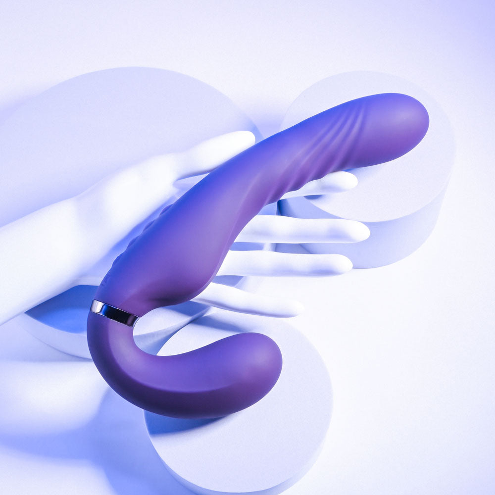 Evolved SHARE THE LOVE - 22.9 cm USB Rechargeable Inflatable Strapless Strap-On
