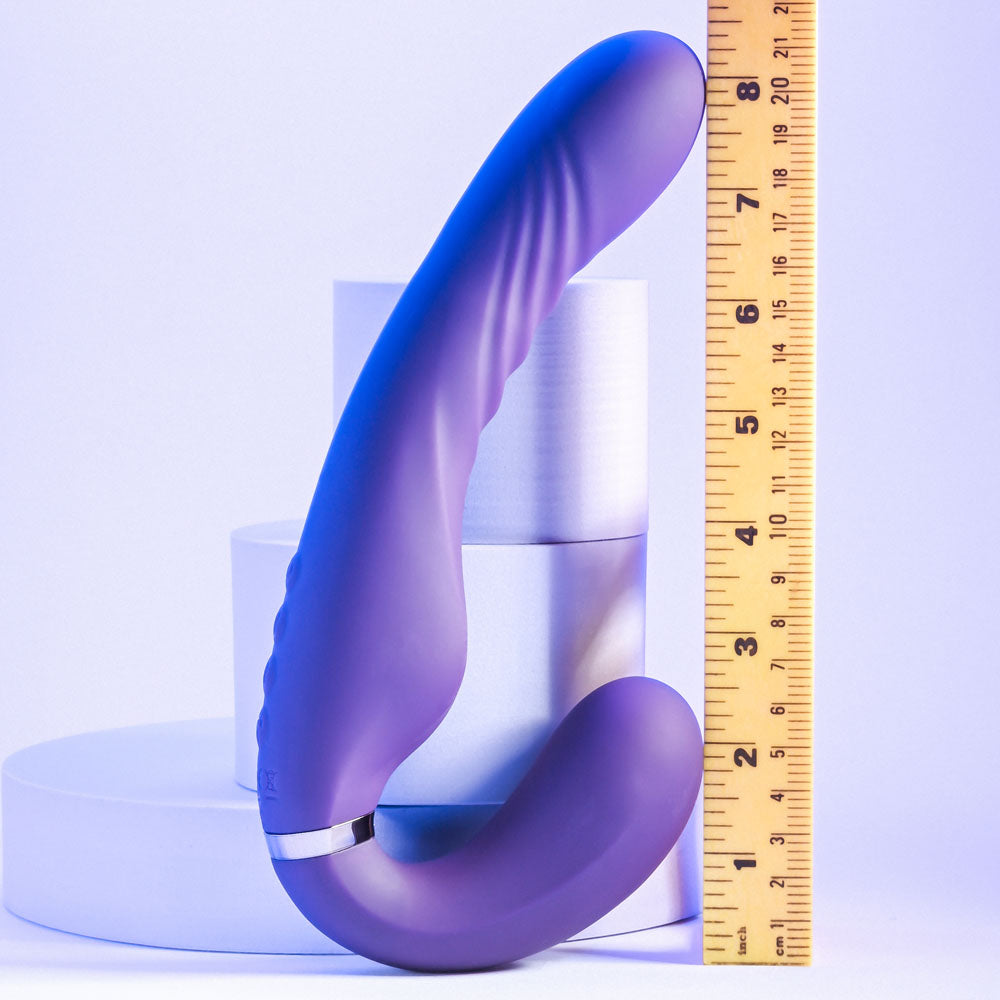 Evolved SHARE THE LOVE - 22.9 cm USB Rechargeable Inflatable Strapless Strap-On