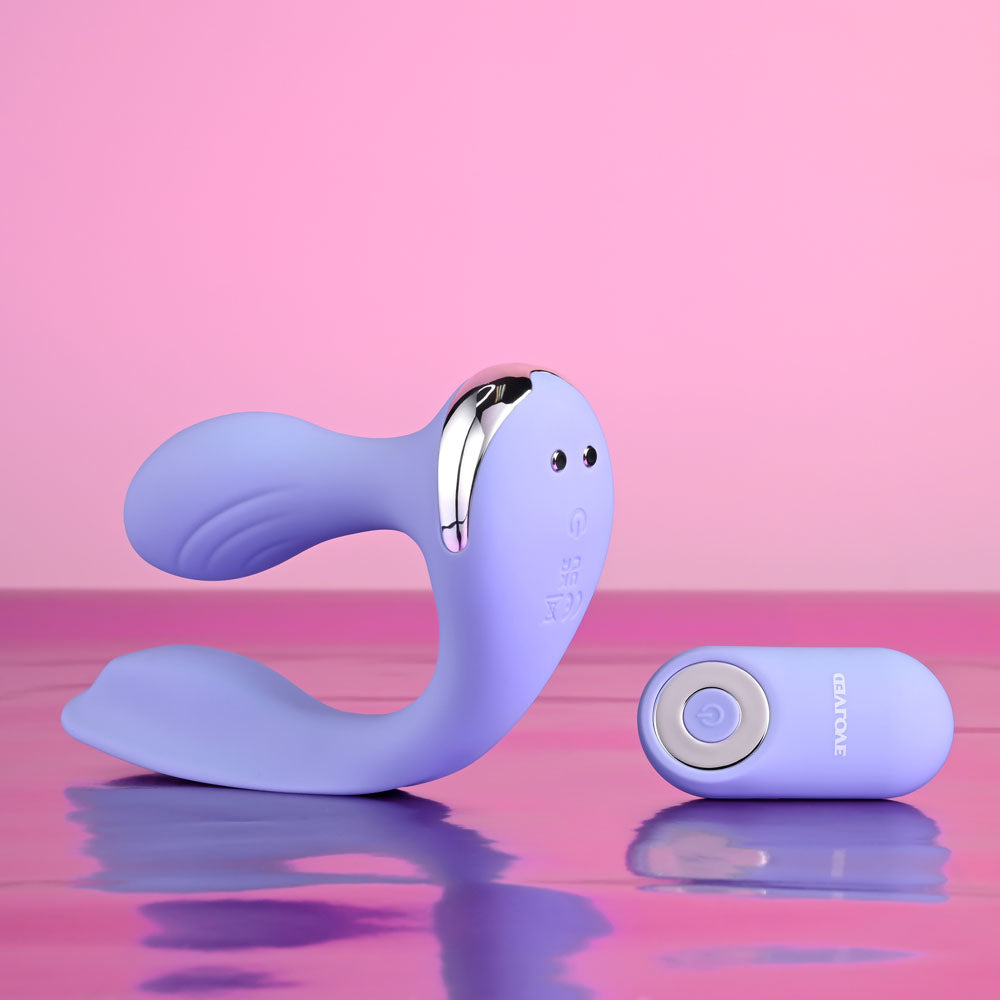 Evolved EVERY WAY PLAY - 12.8 cm USB Rechargeable Rabbit Vibrator with Wireless Remote Control