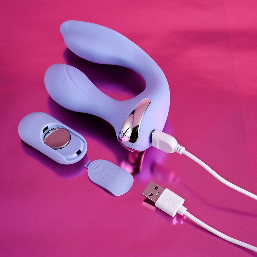Evolved EVERY WAY PLAY - 12.8 cm USB Rechargeable Rabbit Vibrator with Wireless Remote Control