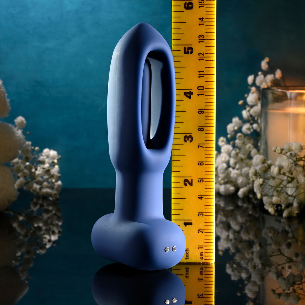 Evolved THE FLAPPER - 14 cm USB Rechargeable Vibrating and Flapping Butt Plug with Remote