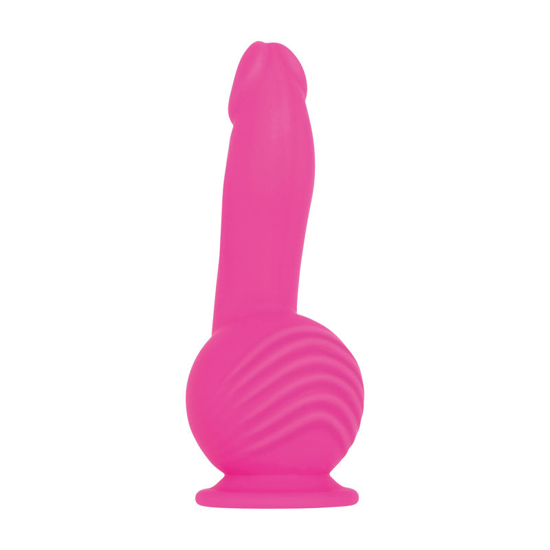 Evolved Ballistic - 19 cm USB Rechargeable Vibrating Dong with Balls Motor & Remote