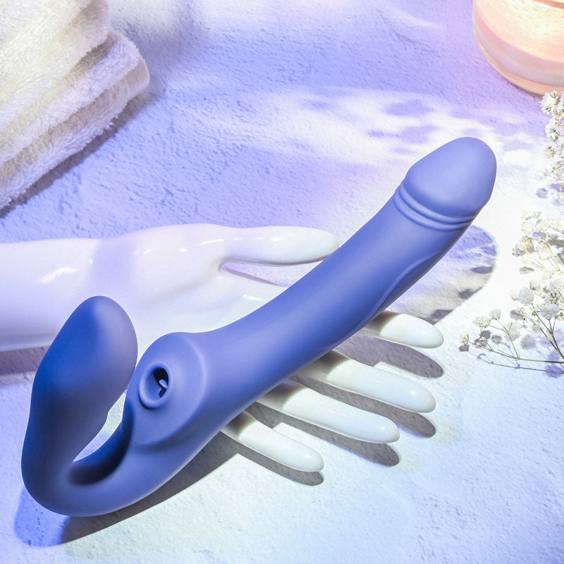Evolved 2 BECOME 1 - 23.5 cm USB Rechargeable Strapless Strap-On with Remote
