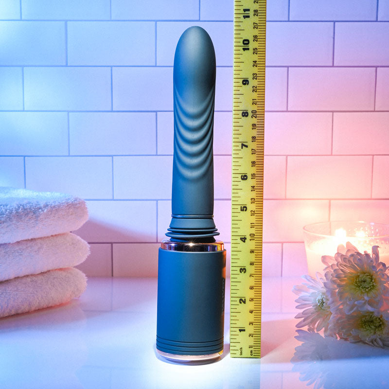 Evolved TOO HOT TO HANDLE - USB Rechargeable Thrusting Vibe with Stand