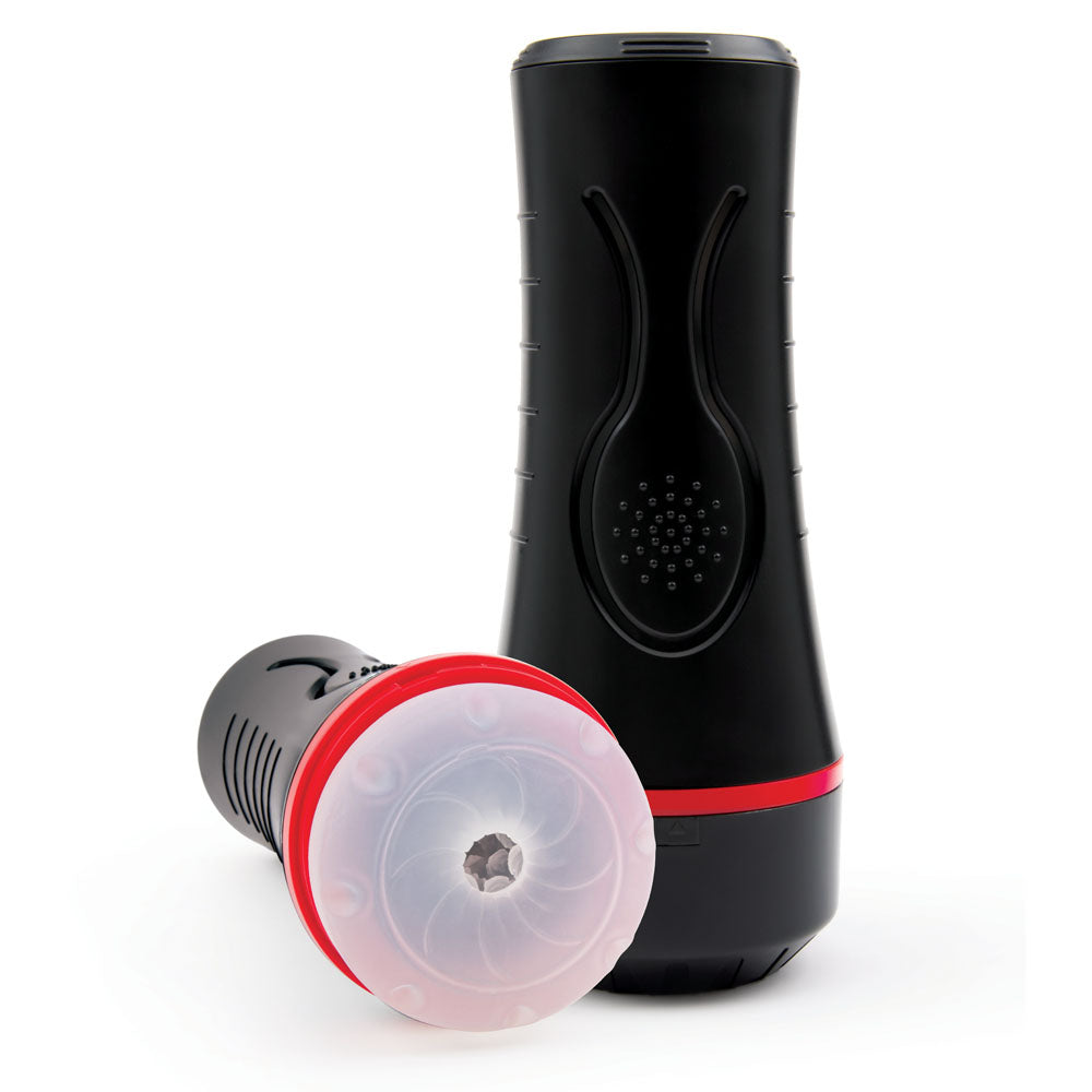 ENVY Squeezable Clutch Stroker - Vibrating Stroker