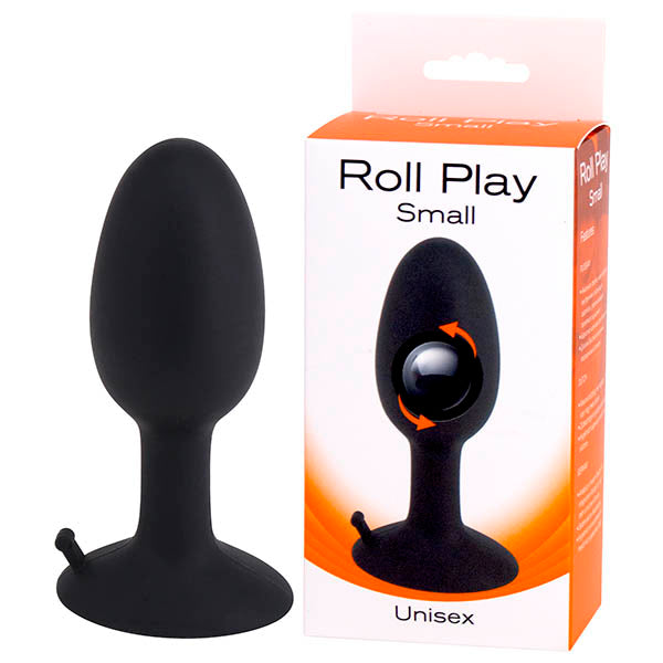Roll Play - Small 8 cm Butt Plug with Internal Ball