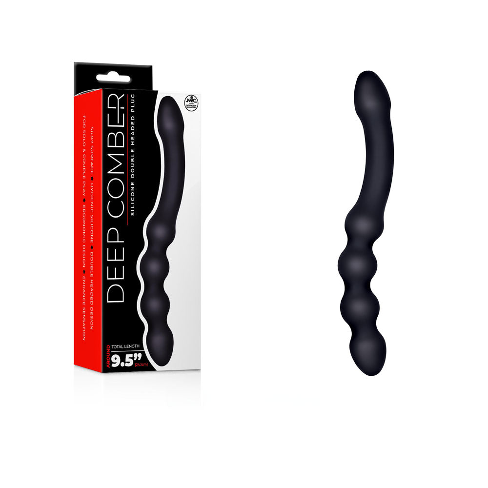 Deep Comber - 24 cm Silicone Beaded Double Dildo