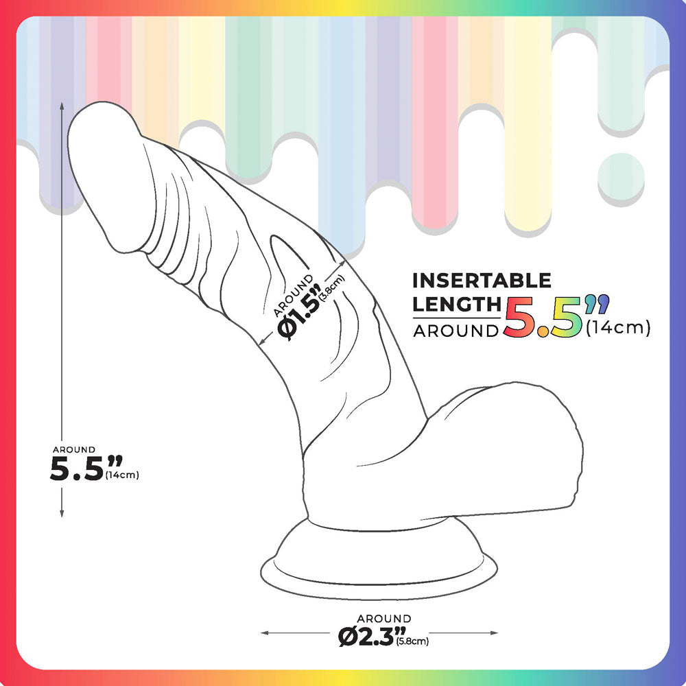 Jellido 14cm Curved Dildo