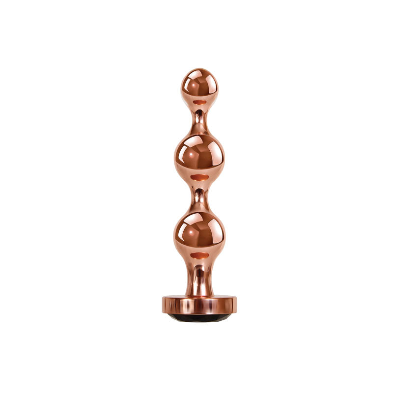 Gender X GOLD DIGGER SMALL - Small Butt Plug with Black Gem Base