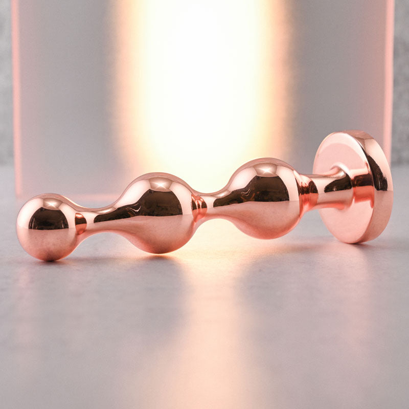 Gender X GOLD DIGGER Large - Large Butt Plug with Black Gem Base