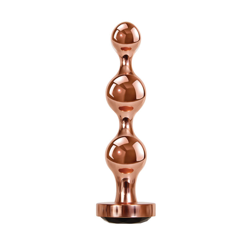 Gender X GOLD DIGGER Large - Large Butt Plug with Black Gem Base