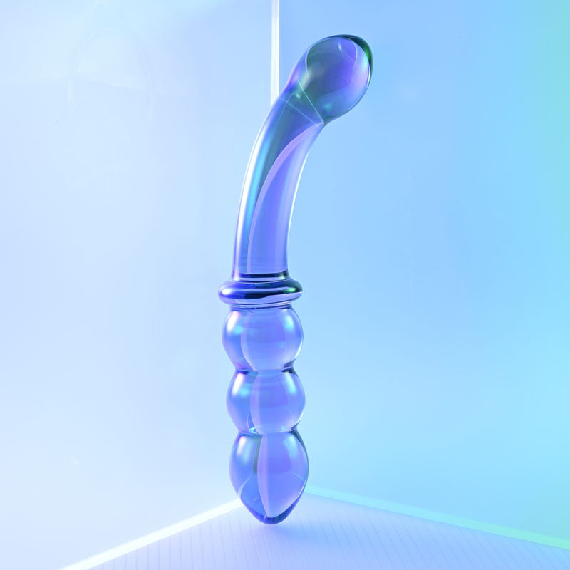 Gender X LUSTROUS GALAXY WAND - /Violet Glass 18.5 cm Double Ended Massager