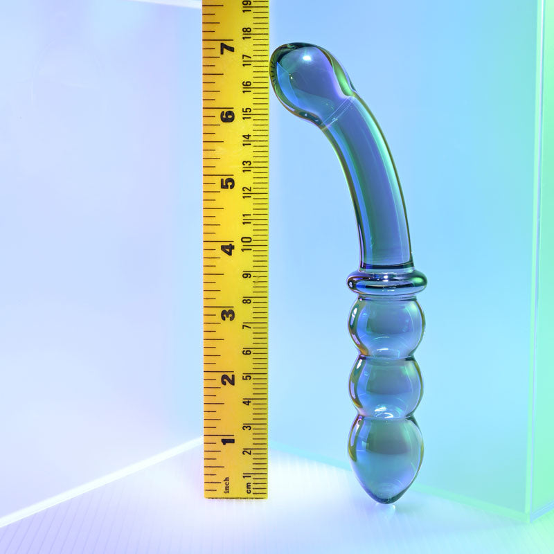 Gender X LUSTROUS GALAXY WAND - /Violet Glass 18.5 cm Double Ended Massager