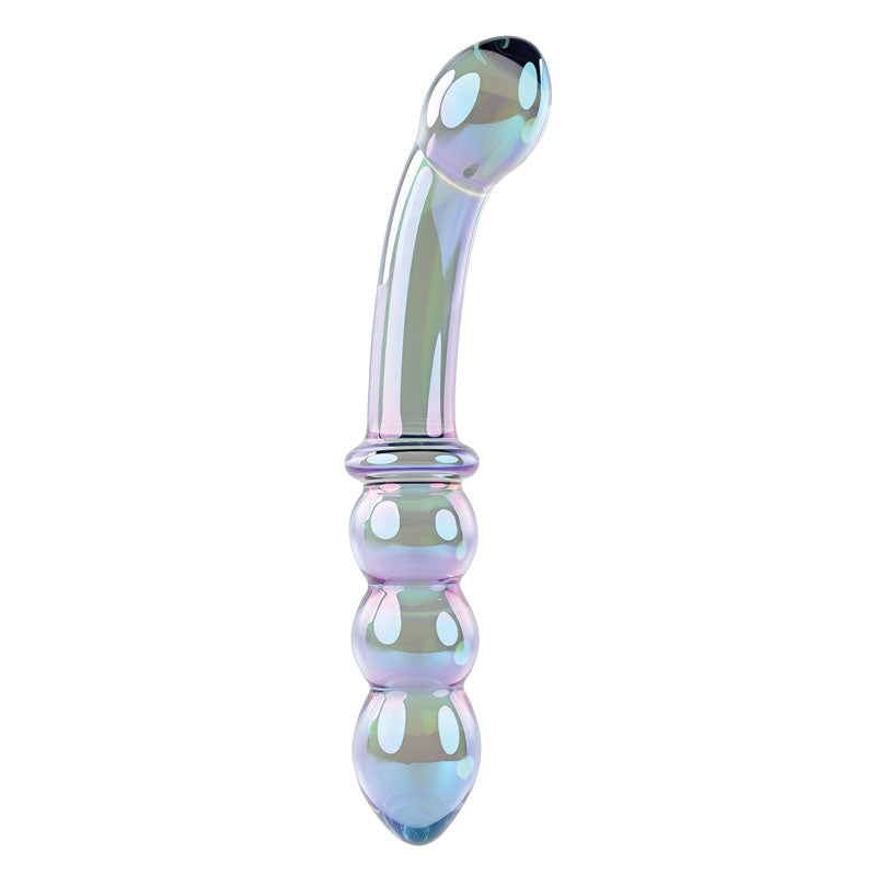 Gender X LUSTROUS GALAXY WAND - /Violet Glass 18.5 cm Double Ended Massager