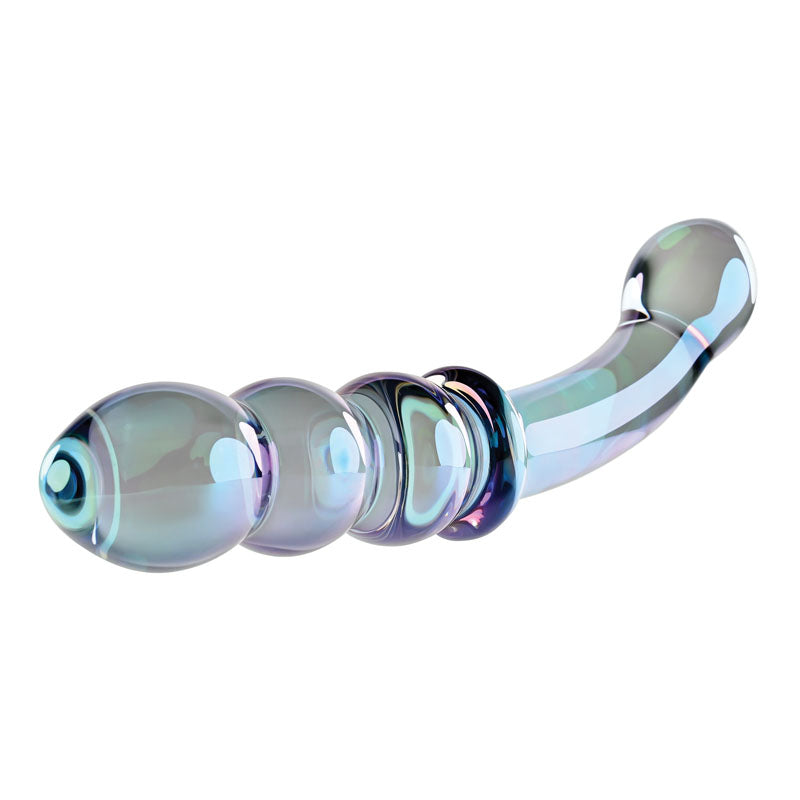 Gender X LUSTROUS GALAXY WAND - /Violet Glass 18.5 cm Double Ended Massager