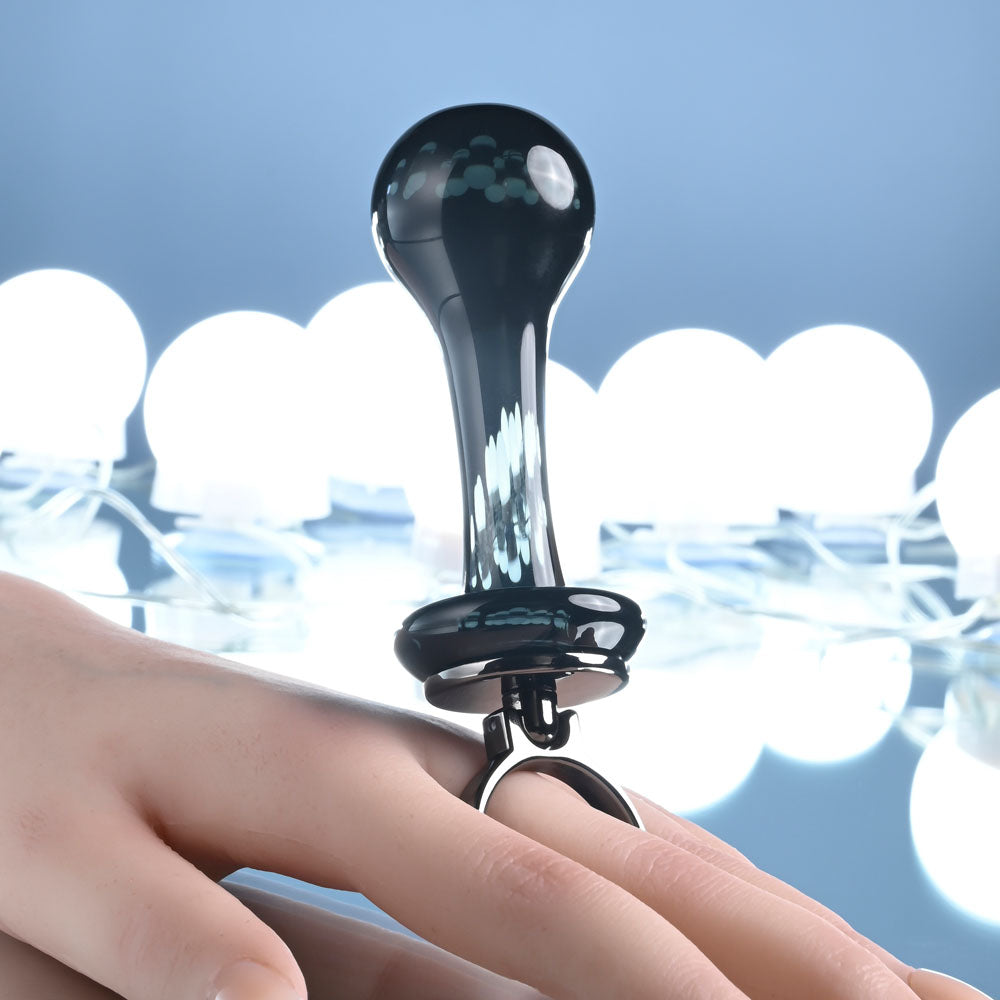 Gender X BLOW POP - 12.8 cm Glass Plug with Ring Pull