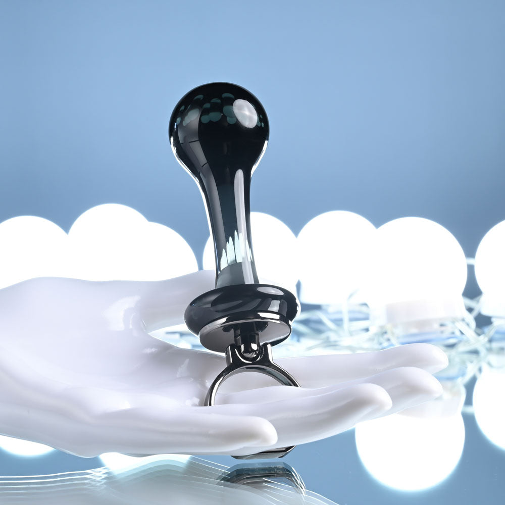 Gender X BLOW POP - 12.8 cm Glass Plug with Ring Pull