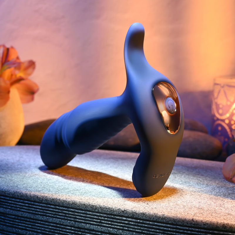 Gender X TRUE - 13.5 cm USB Rechargeable Thrusting Prostate Massager