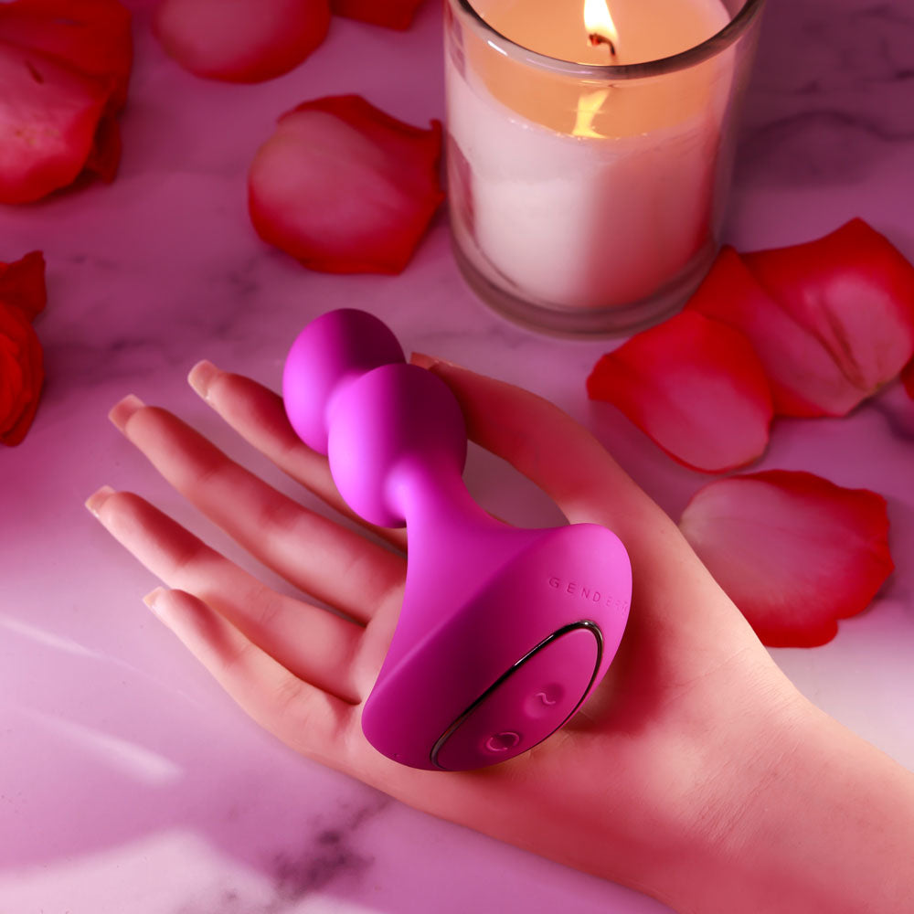 Gender X BALL GAME - 13.5 cm USB Rechargeable Vibrating Butt Plug