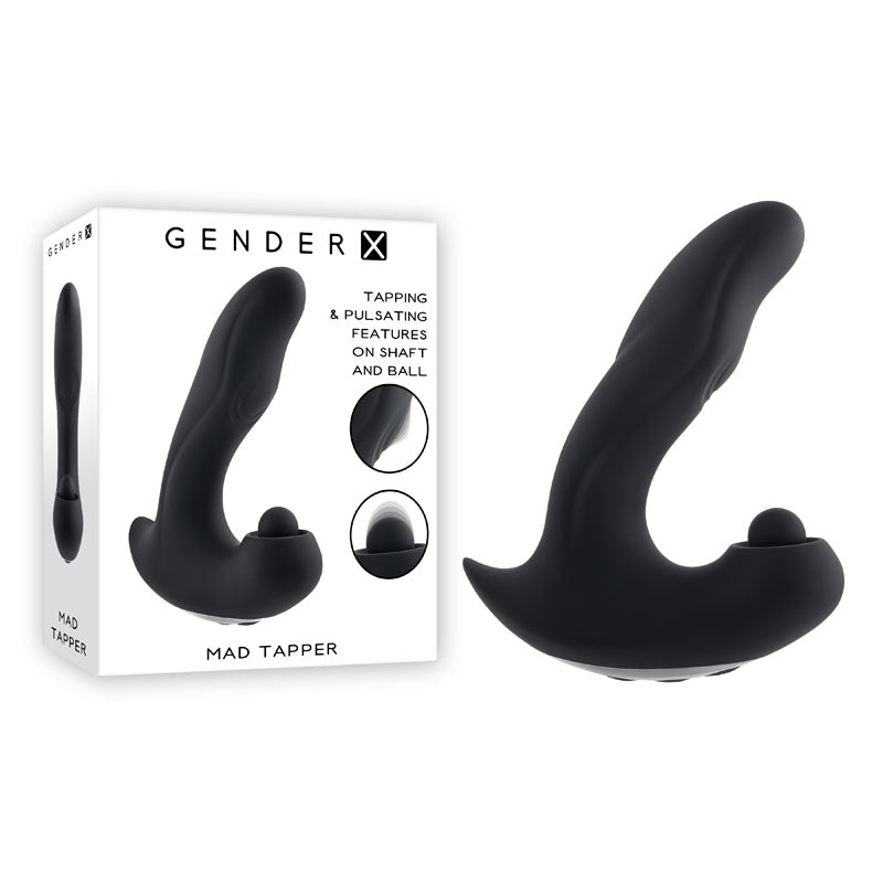 Gender X MAD TAPPER - USB Rechargeable Double Tapping Vibrating Massager