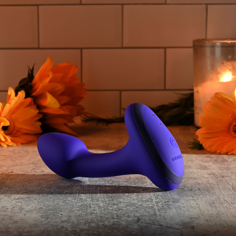 Gender X ANYBODYS PLUG - 11.4 cm USB Rechargeable Vibrating Butt Plug
