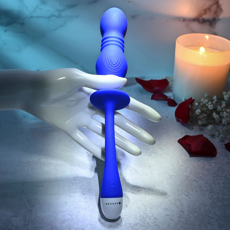 Gender X PLAY BALL - 25 cm USB Rechargeable Thrusting & Vibrating Orbs
