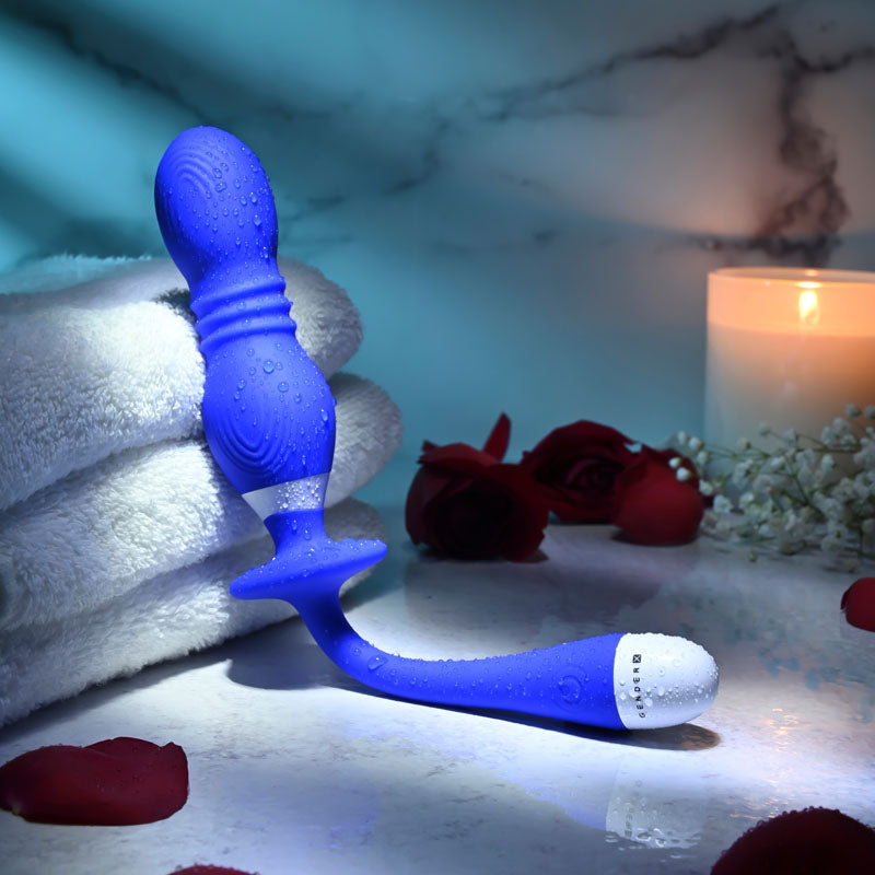 Gender X PLAY BALL - 25 cm USB Rechargeable Thrusting & Vibrating Orbs