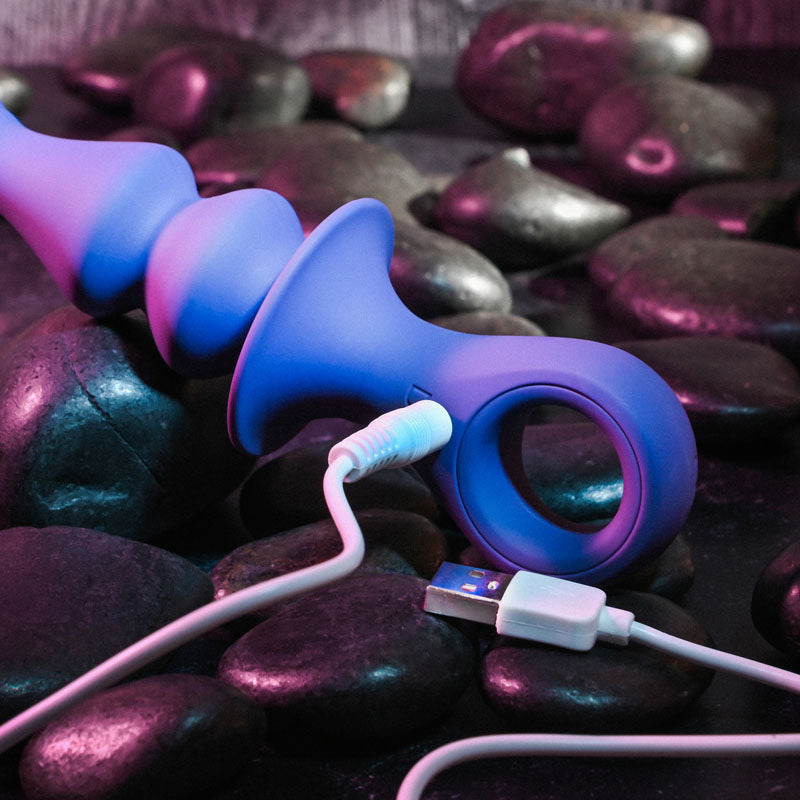 Gender X RING POP - Dark 15.2 cm USB Rechargeable Vibrating Anal Plug