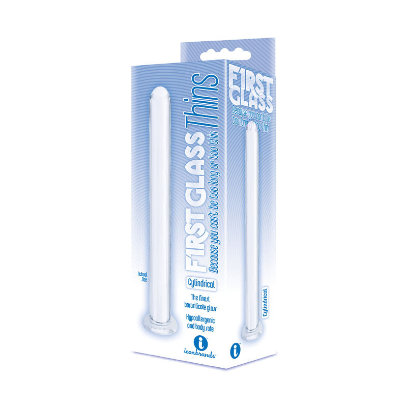 The 9's First Glass Thins, Cylindrical - Glass 17.8 cm Dildo