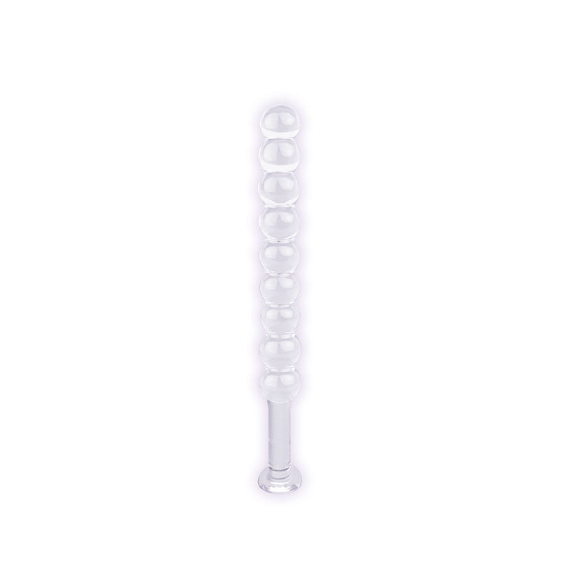 The 9's First Glass Thins, Spherical - Glass 17.8 cm Anal Beads