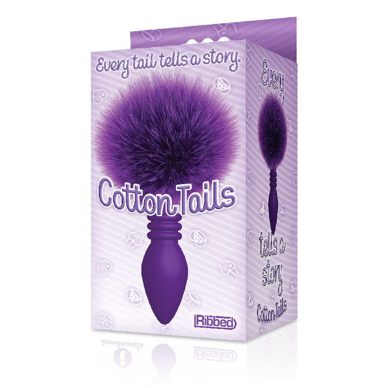 The 9's Cottontails, Ribbed - Butt Plug with Bunny Tail