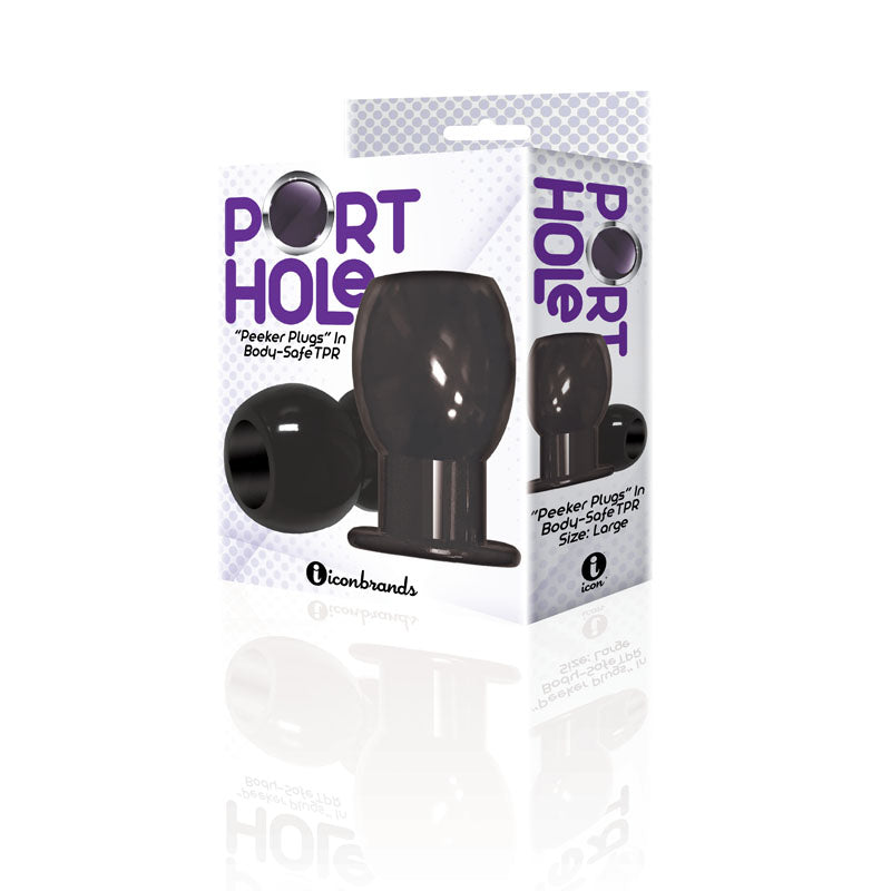The 9's Port Hole, Hollow Butt Plug - Hollow Butt Plug
