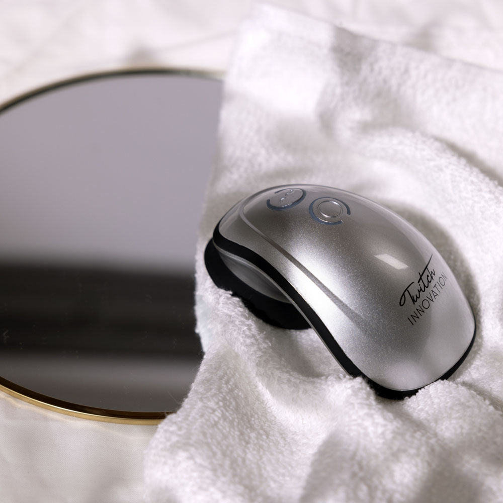 Twitch 1 - Silver - Silver USB Rechargeable Suction Vibrator