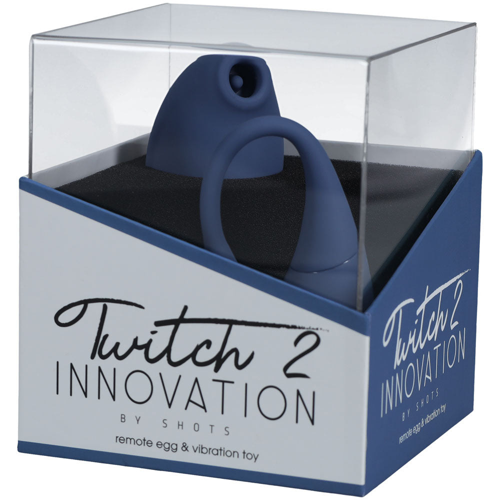 Twitch 2 - - US Rechargeable Suction Vibrator with Remote Vibrating Egg